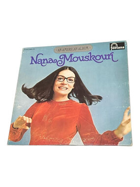 Vintage Nana Mouskouri Vinyl LP An American Album 1973 Fontana Pop Black Canada